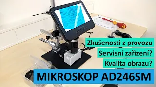 Mikroskop AD246SM - vhodný jako servisní mikroskop, nebo na průzkum mikrosvěta