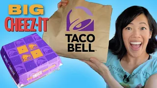 Is Taco Bell's GIANT Cheez-It Tostada Good?