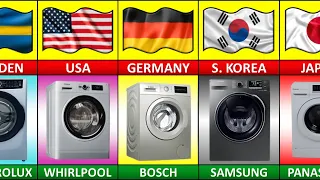 Washing Machine Brands From Different Countries