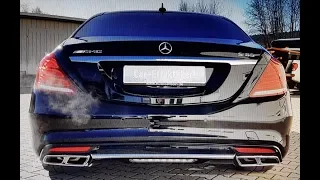 S65 AMG V12 BiTurbo Kaltstart, Cold Start, Revs, Nice Exhaust, Startup V12