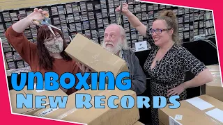 Huge Unboxing - Brand New Vinyl Records for our Record Store