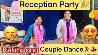 Our Wedding Reception Party 🎉 | Kalimpong 📍#tibetan #couple #wedding #vlog #2023