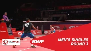 R3 | MS | Kento MOMOTA (JPN) vs Tommy SUGIARTO (INA) | BWF 2018