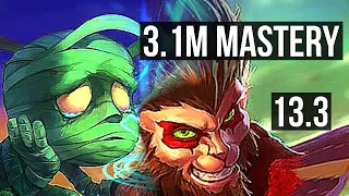 AMUMU vs WUKONG (JNG) | 3.1M mastery, 2300+ games, 8/4/17 | EUW Master | 13.3