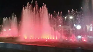 Next ТРЦ в Ташкенте. Поющий фонтан.