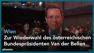 Korrespondent zur Wiederwahl Alexander Van der Bellens zum österreichischen Bundespräsidenten