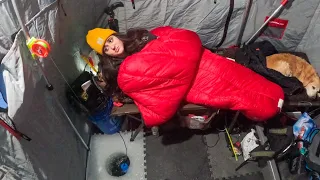 Worst Night Of My Life | Frozen Lake Camping Solo