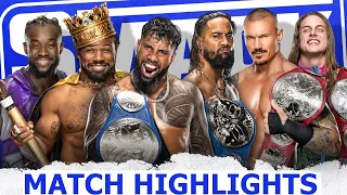 The Usos vs The New Day vs Rk Bro WWE Smackdown Triple Threat Match December 2021