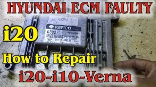 Hyundai i20/i10/Verna ECM Fault & Repair