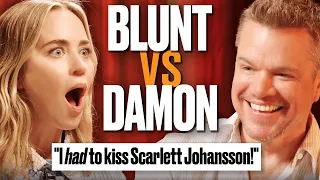 Matt Damon & Emily Blunt Argue Over Bad American Food | Agree To Disagree | @LADbible