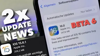 iOS 16 BETA 6 & iOS 15.6.1 sind da - Was ist NEU ? Apple UPDATE NEWS