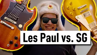 Сравнение электрогитар GIBSON - LES PAUL vs SG / Tribute USA | Сергей Табачников