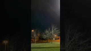 What are these strange lights in the sky?