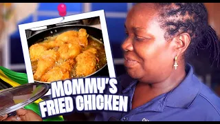 JAMAICAN MOM SHARES HER FRIED CHICKEN & GRAVY RECIPE | Morris Time Cooking | Hawt Chef