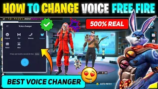 How To Change Voice In Free Fire | Free Fire Voice Changer App | FreeFire Me Voice Change Kaise Kare