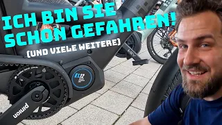 Die ZUKUNFT der E-BIKE Motoren getestet! Eurobike 2023 Pinion MGU, Bosch SX, Cyclee Valeo Fahrtest