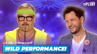 😱 Unexpected performance goes wild with the public 🐛