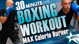 30 Minute Boxing Workout Max Calorie Burner |NateBowerFitness