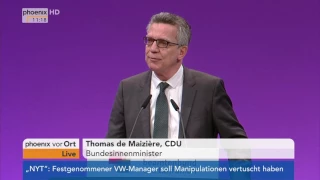 dbb-Jahrestagung: Rede von Thomas de Maizière am 09.01.2017