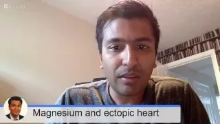 Magnesium and ectopic heart beats