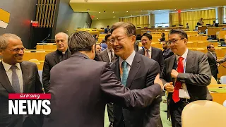 S. Korea elected to UN Security Council, vows cooperation with China, Russia on N. Korea