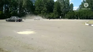 Дрифтинг на BMW E30. Брестская обл. Каташи.