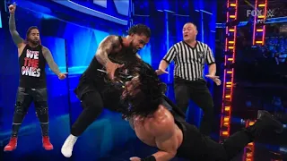 Jimmy Uso & Jey Uso Brutal Attack Roman Reigns WWE Smackdown 2023 Highlights