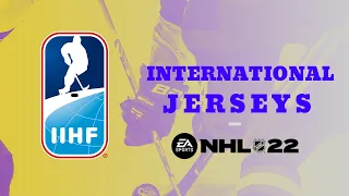 NHL 22 (PS5) - International Jerseys