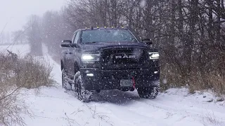 RAM 2500 Power Wagon | First time OFF-ROAD In Snow