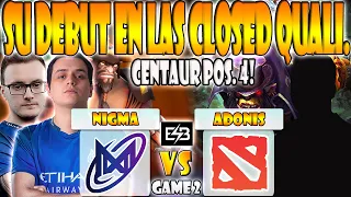 NIGMA VS ADONIS BO3[GAME 2]MATTHEW, MIRACLE, SUMAIL VS NITRO -ELITE LEAGUE:MENA CLOSED QUALIFIER-ESB