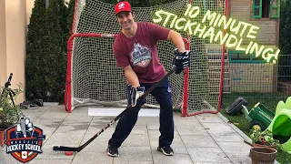 10 Minute Stickhandling Workout: Level 1, the Basics