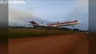 Cargo plane crashes just after takeoff, Colombia