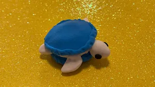 Crafting a Cute Blue Turtle from Lightweight Clay | Step-by-Step Tutorial