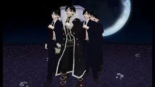 MMD HxH Chrollo and hisoka - deathmatch into coffin meme 60fps