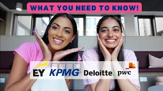 EVERYTHING YOU WANT TO KNOW ABOUT BIG 4 FIRMS: Consulting, Audit and Tax! | PwC KPMG EY & Deloitte