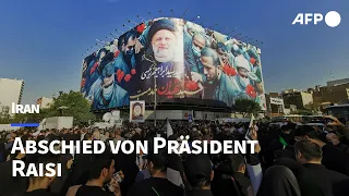 Tausende nehmen von verunglücktem iranischen Präsidenten Raisi Abschied | AFP