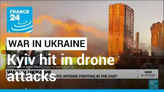 Russia strikes Kyiv with waves of 'suicide drones' • FRANCE 24 English