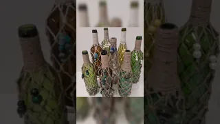 Beautiful bottle craft ideas| Different types home decor ideas from waste bottles|