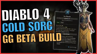 Diablo 4 Cold Sorcerer Strong Starter Build Guide Open Beta