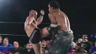 John Silver Kicks The Shit Out Of AR Fox | Beyond Wrestling #Caffeine (Watch on FloSlam.TV)