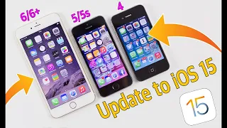 How to Update iPhone 4, 5, 5s, 6, 6+ to iOS 15 | Download iOS 15 on Old iPhone