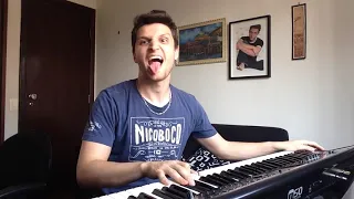 A GYPSY'S KISS deep purple keyboard cover