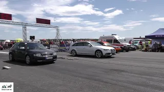 Audi S3 vs Audi S4 Drag race 🚦🚗💥💨💥💨 1/8 mile - 4K UHD