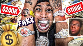 Rappers Caught Wearing FAKE Jewelry!