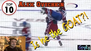 Football Fan React to Alex Ovechkin’s Top 10 Plays!! (This man is SICK!)