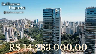 O apartamento MAIS CARO a venda de Belo Horizonte tem 671m2 e custa R$14.283.000,00