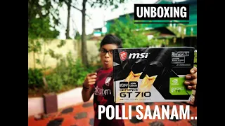 MSI GeForce GT 710 2GB Gaming Graphics Card,Low Profile  UNBOXING 😃😃😃😃