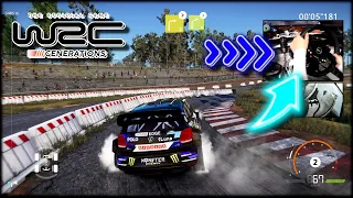 Volkswagen Polo R WRC Rally Portugal 2SS / WRC Generations Thrustmaster T300RS PS5 PC 4K