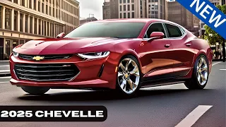 FINALLY 2025 Chevy Chevelle Revealed - First Look, Interior & Exterior Details!