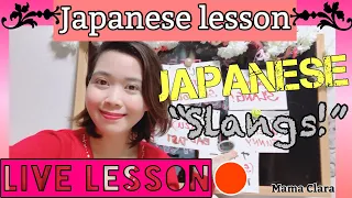 LIVE JAPANESE LESSON (Japanese Slang words) ll meet friends and win WH!